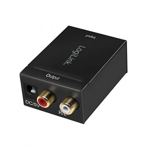 Image de Logilink CA0100 Toslink / Cinch-RCA audio Adaptateur noir