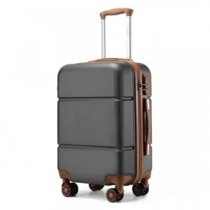 Valise Cabine - Kono Travel - Modèle ABS - 54x37.5x22cm - 4 Roulettes - Légère et Imperméable