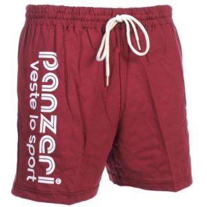 Panzeri Uni a Grenat Jersey Short - Shorts Multisports - Rouge - Taille XL