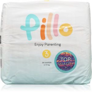 Pillo Couche Taille 3 - Paquet de 28 Couches Bébé Taille 3 - Midi
