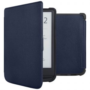 Imoshion Slim Soft Sleepcover Pocketbook Touch Lux 5 / HD 3 / Basic Lux 4 / Vivlio Lux 5 - Bleu foncé