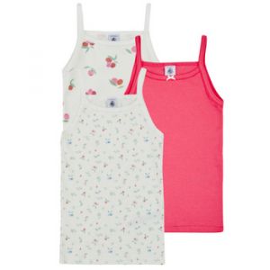 Petit Bateau A0D3T Chemises Bretelles, Variante 1, 10 Ans (Lot de 3) Fille