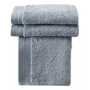 De Witte Lietaer Contessa Luxe - Lot de 3 Serviettes Coton Ice Blue 40 x 60 cm