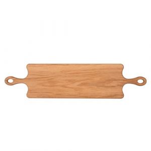 T&g Woodware PLANCHE A PAIN EN CHENE 2 POIGNEES L62X15XH1,5CM NEURE NEUTRE