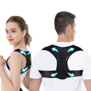 Correcteur De Posture Dos, Ceinture Dorsale Réglable Pour Maintien Dos Droit, Soutien La Colonne Vertébrale Et Le