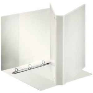 Esselte Reliure présentoir personnalisable en PP (3 poches) avec anneaux 4- 25 - rot - f.à maxi - Blanc - 394752000