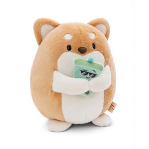 Nici Peluche chien avec bubble tea Hiro