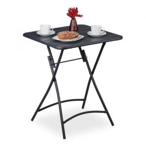 Relaxdays Table de balcon pliable en métal - 4052025361051