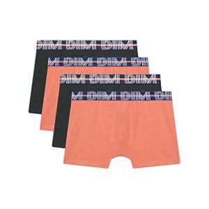 Image de DIM Boxer Eco coton stretch coloré Garçon x4