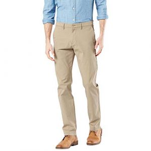 DOCKERS SMART 360 FLEX CHINO SLIM, Pantalon, Homme Kaki, 34W / 30L