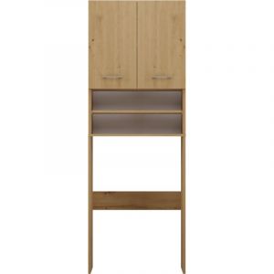Topeshop - Meuble pour lave-linge Pola dk artisan oak