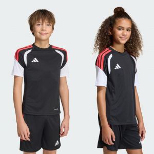 Adidas T-shirt de football tiro26l jsy enfant noir/rouge