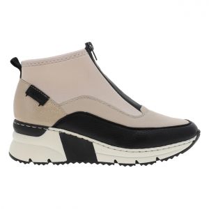 Rieker N6352, Bottine Chelsea Femme, Beige, 40 EU