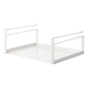 Yamazaki Home 2443 Étagère de rangement à 1 niveau, taille unique, blanc
