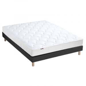 Idliterie Ensemble Matelas Mousse ferme réversible ALTO + Sommier Made in France