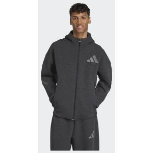 Adidas Z.N.E. Sweat-shirt à capuche premium avec zip sur toute la longueur, pointure X-Large - Taille X-Large