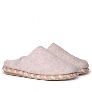 Image de TONI PONS Chaussons de maison pour femme en feutre - DELI-FP - Ecru, 38 EU