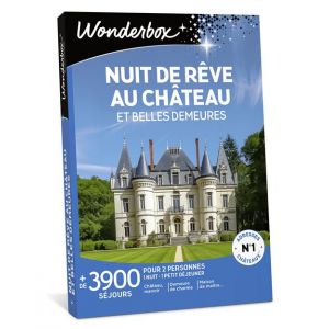 Wonderbox Coffret cadeau - Nuit de r&ecirc;ve au ch&acirc;teau et belles demeures - 3900 s&eacute;jours