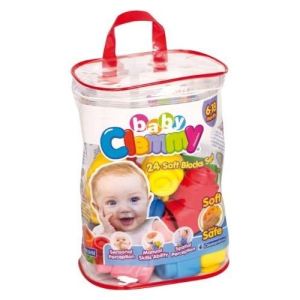 Clementoni Baby Clemmy : Sac souple 24 pièces