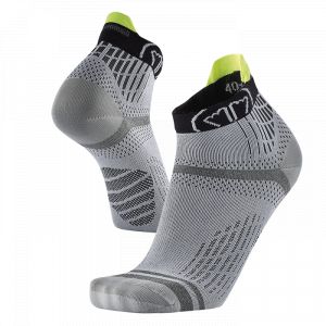Sidas Run Feel - Chaussettes de running taille 35-36, gris/noir