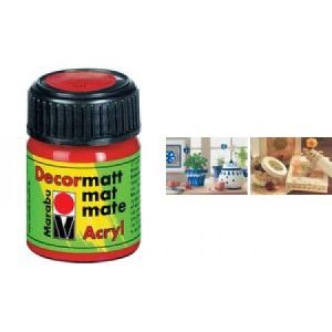 Marabu 140139013 - Couleur acrylique Decormatt orange pot de 15 ml