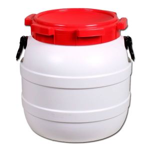 Basic Nature Relags Weithalstonne, rund citerne. Mixte, Blanc, 41,5 L