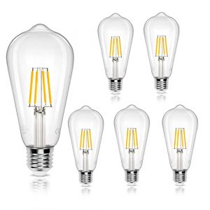 Ampoule LED FILAMENT ST64 E27/6W/230V 2700K - Aigostar