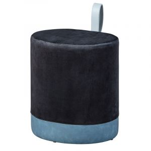 Tabouret en Velours AUSIE noir