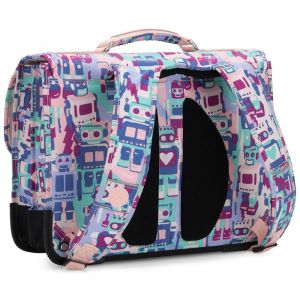 Kipling Cartable Preppy Basic Print 41 cm CE2/Collège Robot Camo Pink rose