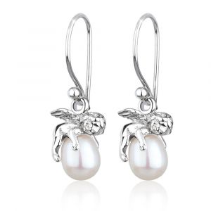 Elli - Elli Boucles d'Oreilles Femmes pendentif d'oreilles ange gardien élégant avec Per 1 unité