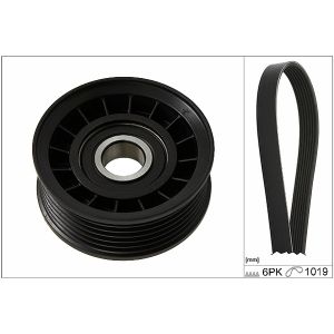 Ina Jeu De Courroie Trap&eacute;zo&iuml;dale &agrave; Nervures FORD 529 0232 10 1143407,1465253,1555720 Jeu de courroies trap&eacute;zo&iuml;dales &agrave; nervures 1692106,1699566,2110282