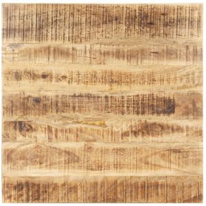 VidaXL Dessus de Table 15-16 mm Bois de Manguier Solide 80x80 cm