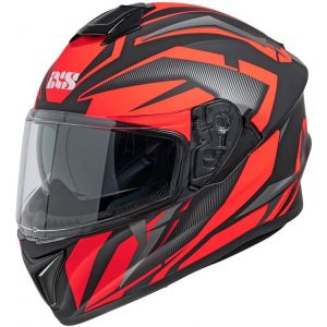IXS 216 2.1 Casque Noir Rouge XS