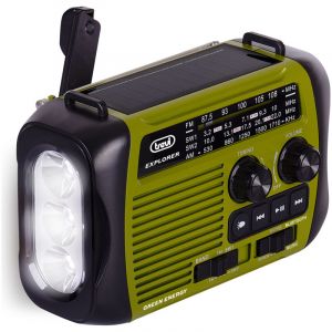 Trevi RA 7F30 BT Radio Portative Analogue AM/FM/SO Noir/Vert