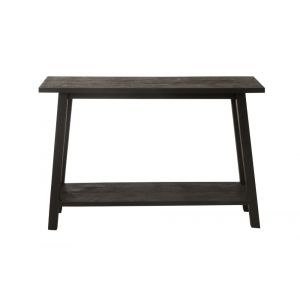 Hellin Console double plateau en bois recyclé L120 - carrie