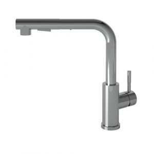 Cata Robinet CSE Monotouche Brass Caño Haut Extractible Anticalcaire Chromé 360°