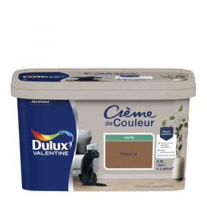 Dulux Valentine Peinture Crème De Couleur satin Havane 2 5L