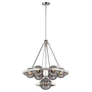 Image de Elstead Suspensions Harper 7x60W E14 Nickel Poli