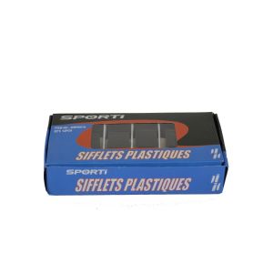 Sifflet plastique Sporti (x12)