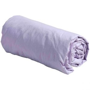 Declikdeco Drap housse Céleste Lilas