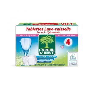 L'Arbre Vert Tablettes Lave--vaisselle Tout en 1 - 4 x 73 g