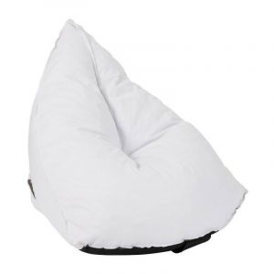 Image de Pouf Déco "Vaudran" 100cm Blanc Prix