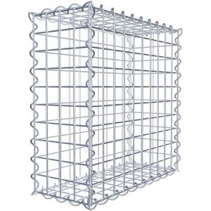 Gabiondeco - Gabion Haute Qualité - Longueur 50 x Hauteur 50 x Epaisseur 20 cm - Mailles Carrées 5 x 5 cm Made in Germany