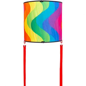 Cerf-volant mono fil HQ-Invento Cylindrique Arc-En-Ciel