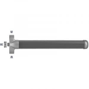 Fapim Kit pour antipanique Oltre Push barre de 952 mm pour porte de 1000 mm de largeur max. finition noir RAL 9005 satin&eacute; SPA