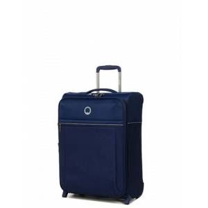 Delsey PARIS - BROCHANT 2.0 - Valise trolley cabine slim extensible - 2 roues, 55 Cm - Bleu