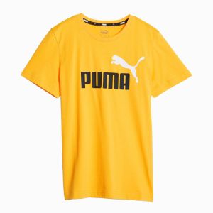 Puma Tee Shirt Manches Courtes B Ess+2 Logo Tee Jaune
