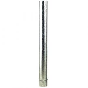 Wolfpack LINEA PROFESIONAL 22010082 Tube Acier galvanisé Ø 150 mm, idéal pour poêles à Bois, cheminée, Haute résistance, Conduit de fumée, Sin Llave