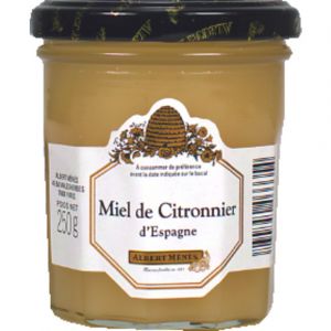 Albert m&eacute;n&egrave;s Miel de citronnier d'Espagne - Le pot de 250g