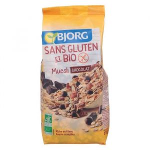 Image de Bjorg Céréales Bio Muesli Chocolat, Sans Gluten - Le Paquet De 375 G